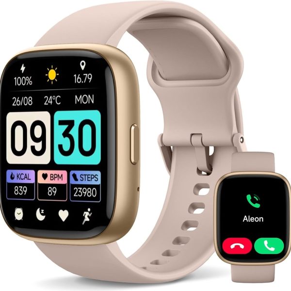 Smart Watch for Women Men, Alexa Built-in, 1.83" HD Touchscreen