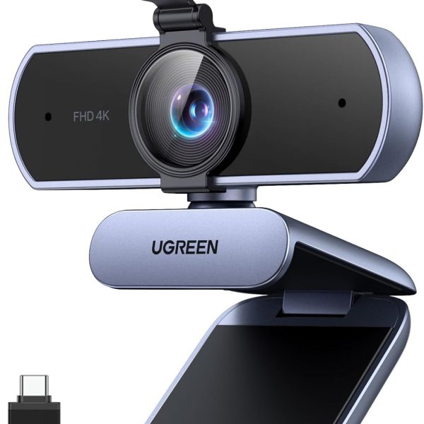 UGREEN 4K Webcam with Dual Mics for PC