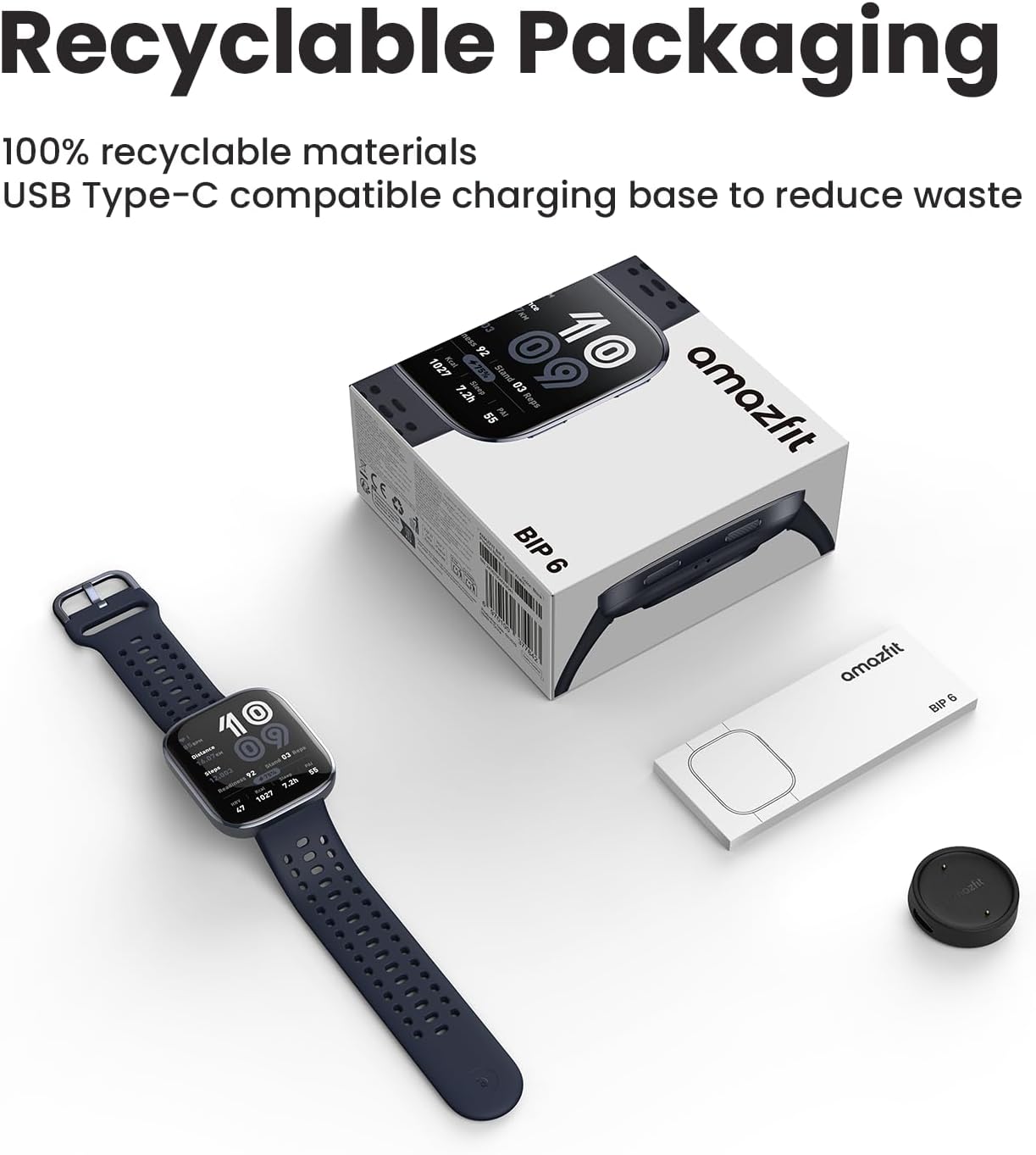 Amazfit Bip 6 Smart Watch 1.97" AMOLED Display, with GPS & Free - Image 6