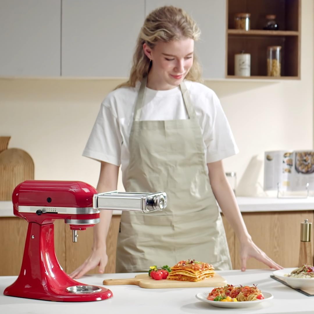 GVODE Heavy-Duty Pasta Maker Attachment for KitchenAid - Image 8
