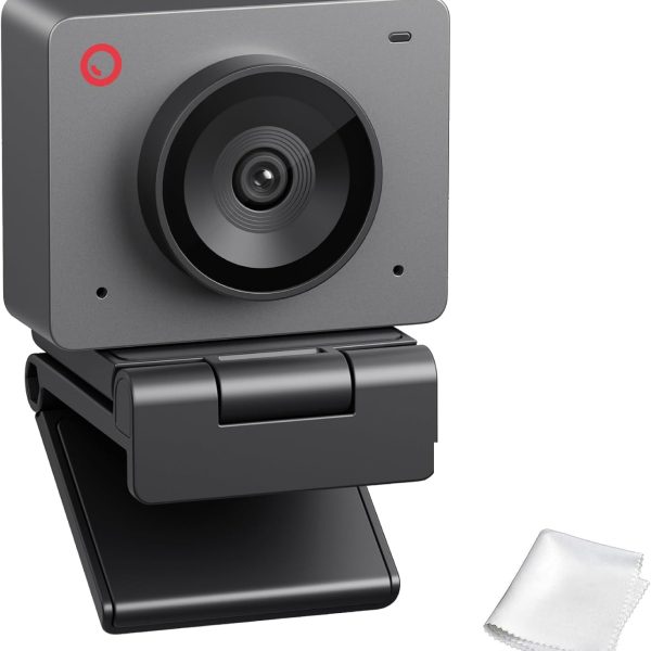 1080p Webcam with AI Framing and Low-Light Performance