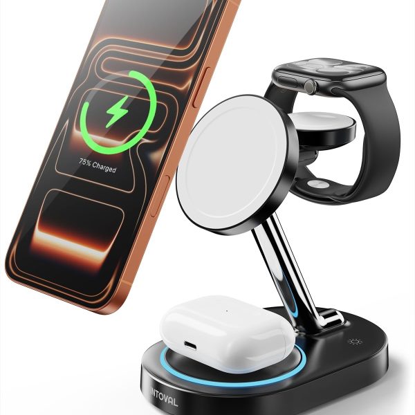 Intoval 3-in-1 Fast Charging Station for Apple Devices