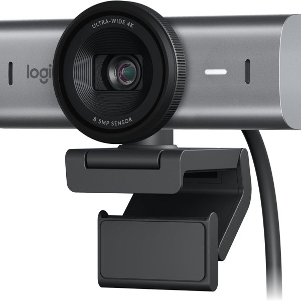 Logitech MX Brio 4K Webcam for Streaming and Collaboration
