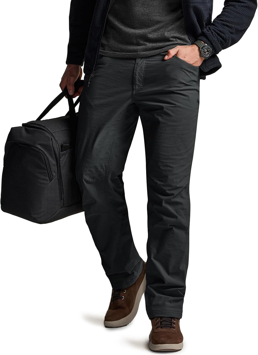 CQR Men's Windproof Fleece Lined Outdoor Pants - Image 8