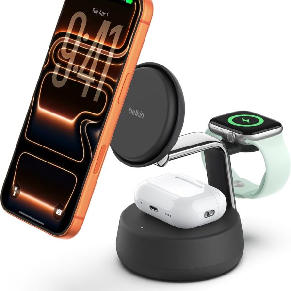 Belkin 3-in-1 Wireless Charging Dock with Active Cooling