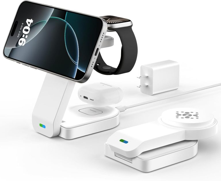 GLILAVOX Foldable Magnetic Wireless Charger for Apple Devices