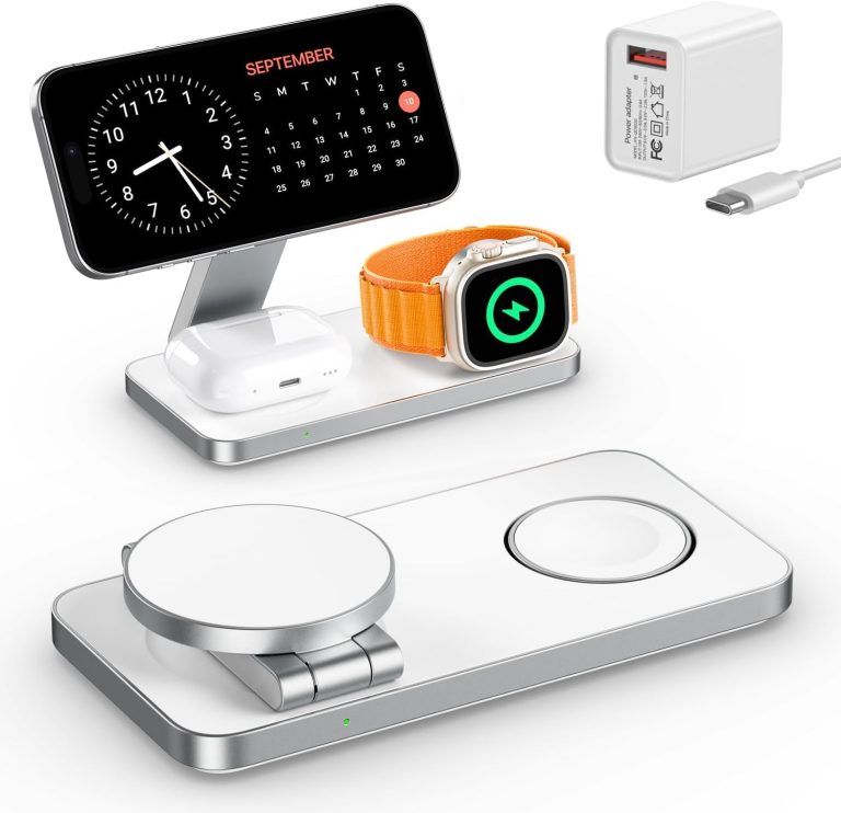 Fast 3 in 1 Wireless Charger Stand for Apple Devices