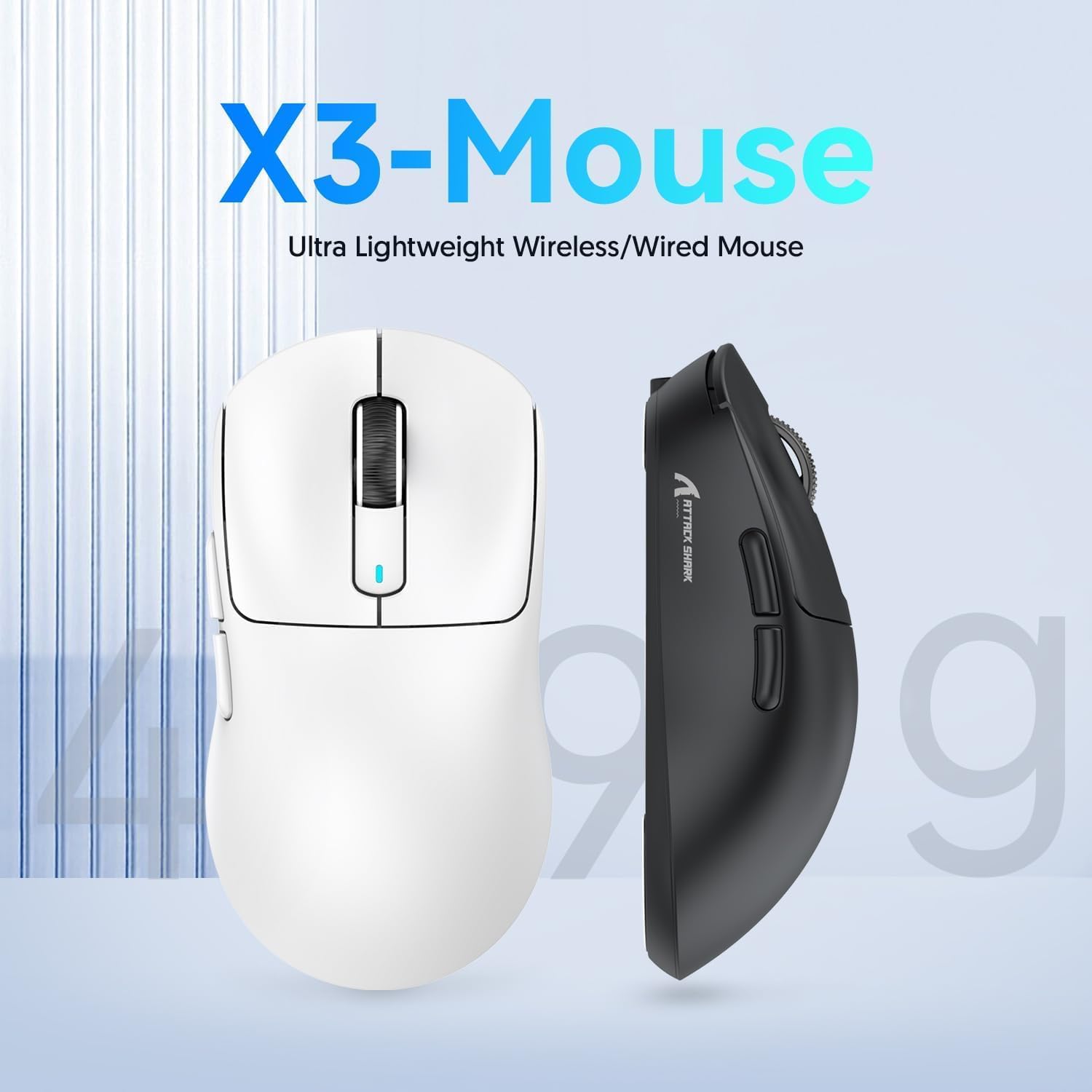 ATTACK SHARK X3 Ultra-Light Gaming Mouse With PixArt PAW3395 Sensor - Image 10
