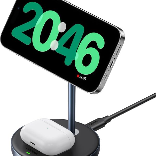 UGREEN 2-in-1 Magnetic Wireless Charger Stand