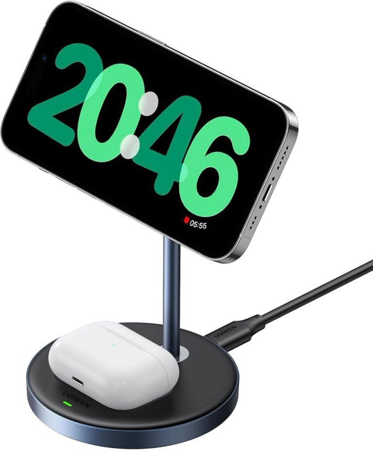UGREEN 2-in-1 Magnetic Wireless Charger Stand