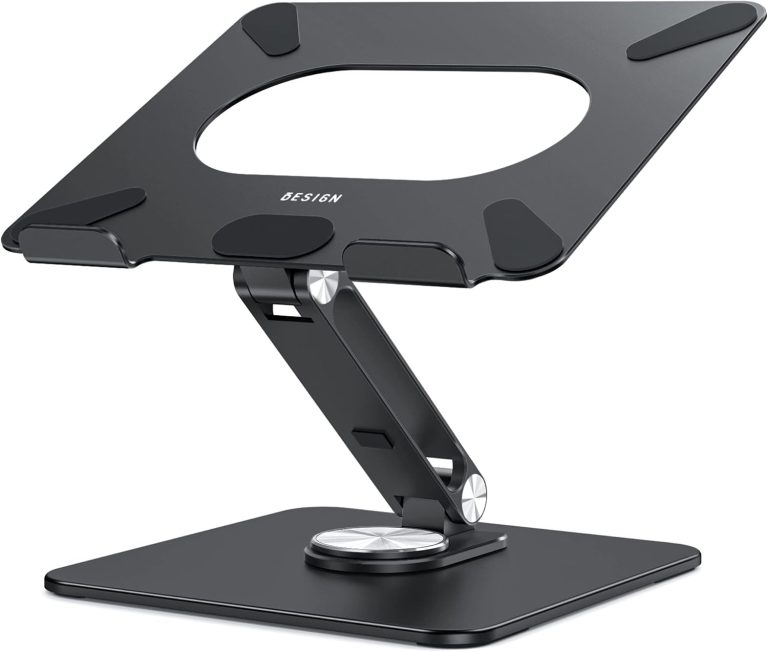 Adjustable Ergonomic Laptop Stand with 360° Rotation