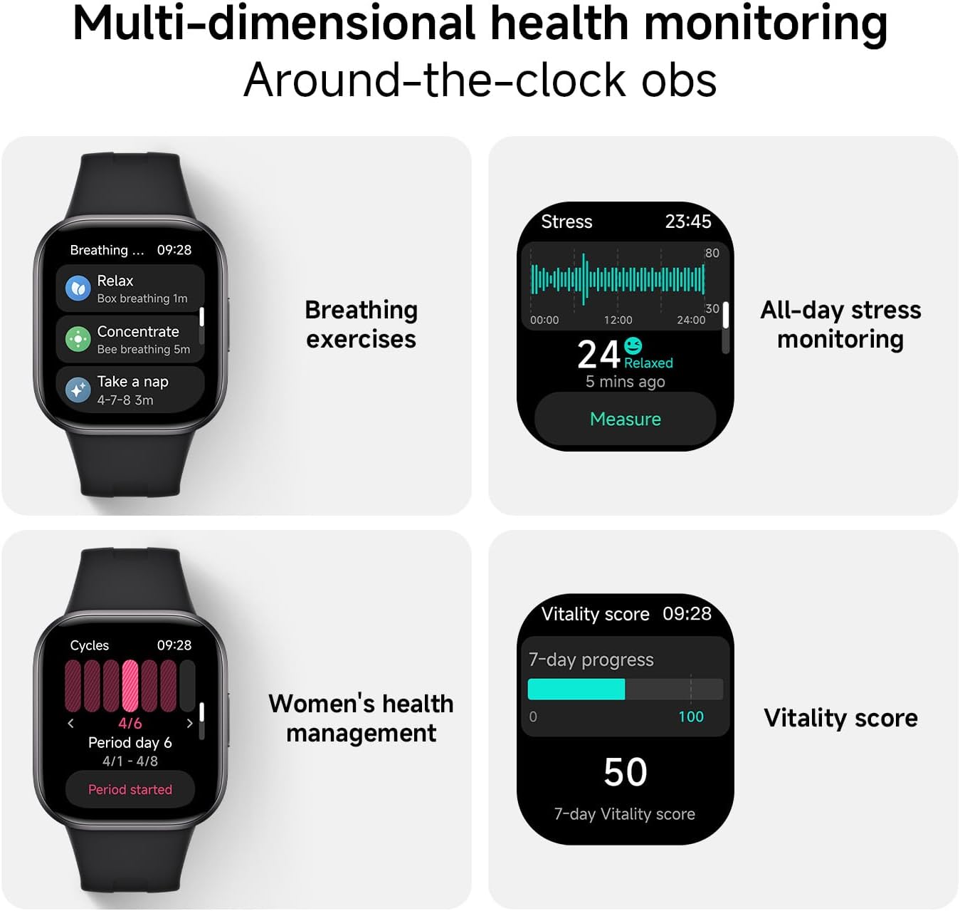 Xiaomi Redmi Watch 6 Active, Smartwatch for Men Women, 1.85" - Image 8