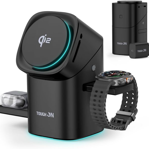 TOUGH ON 3-in-1 15W Wireless Charger for Galaxy Devices
