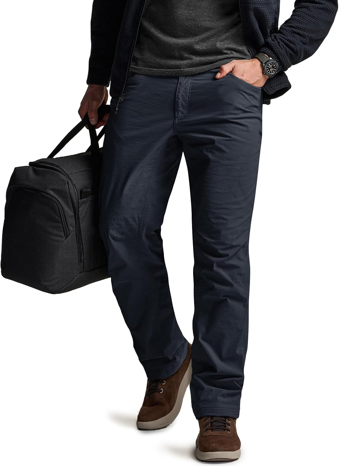 CQR Men's Windproof Fleece Lined Outdoor Pants - Image 10
