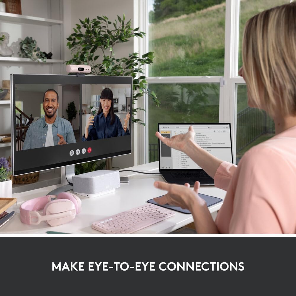 Logitech Brio 500 Webcam with Auto Light Correction - Image 9