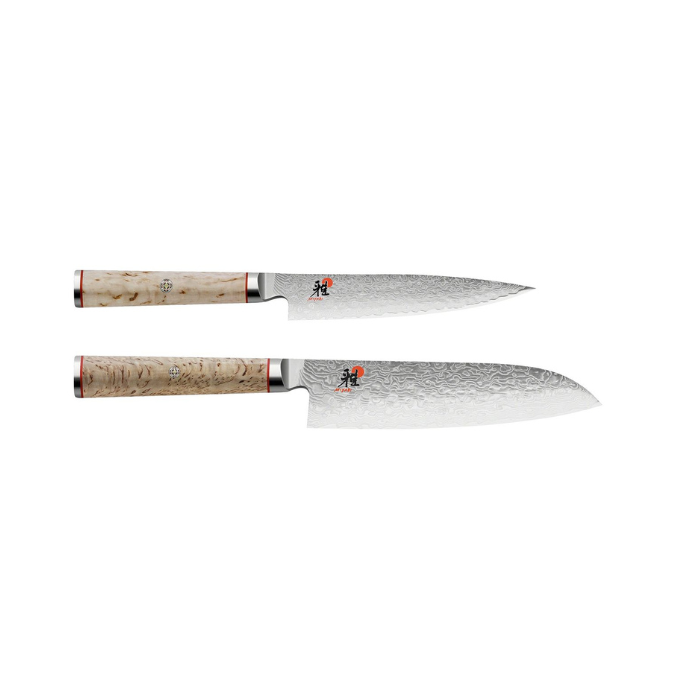 Miyabi Birchwood (Santoku & Shotoh) 2 Piece Knife Set