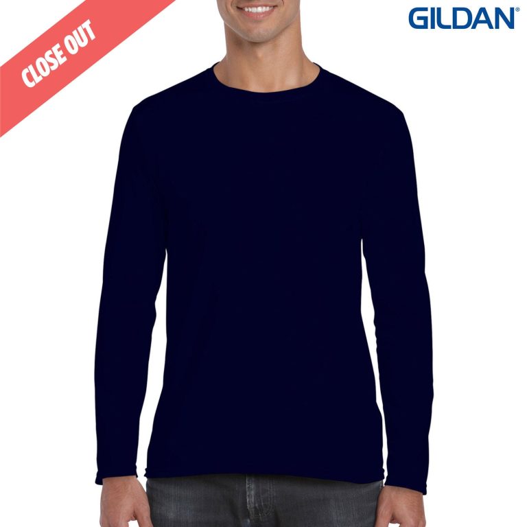 64400 Gildan Softstyle Adult Long Sleeve T-Shirt- Clearance