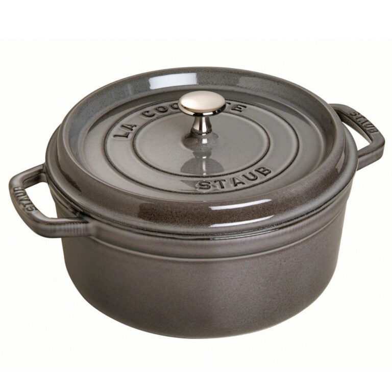 Staub Cast Iron Cocotte Round Graphite (4 Sizes)