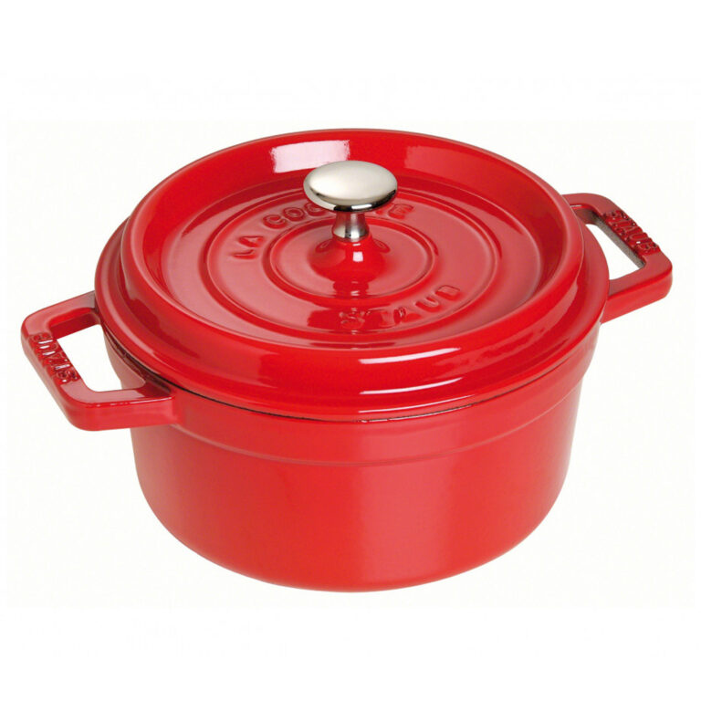 Staub Cast Iron Cocotte Round Cherry Red (4 Sizes)