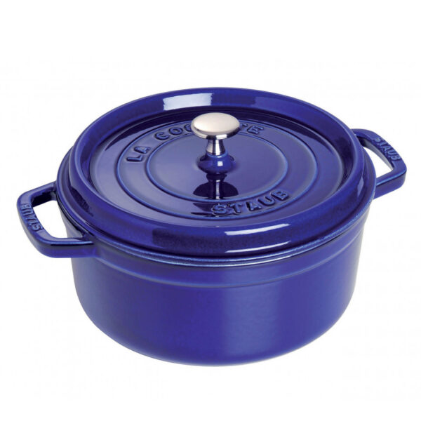 Staub Cast Iron Cocotte Round Marin Blue (2 Sizes)