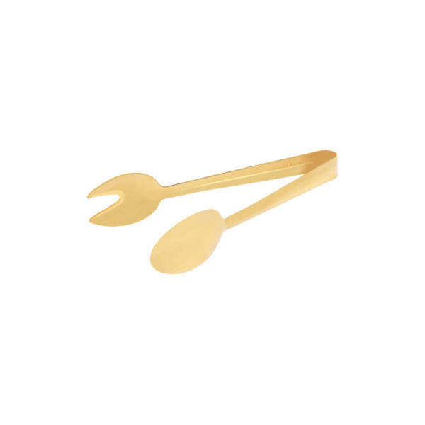 Tablekraft Spoon/Fork Tongs Gold