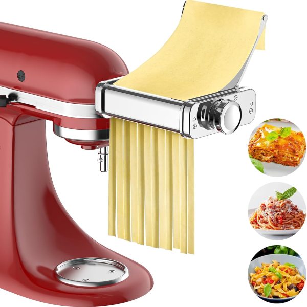GVODE Heavy-Duty Pasta Maker Attachment for KitchenAid