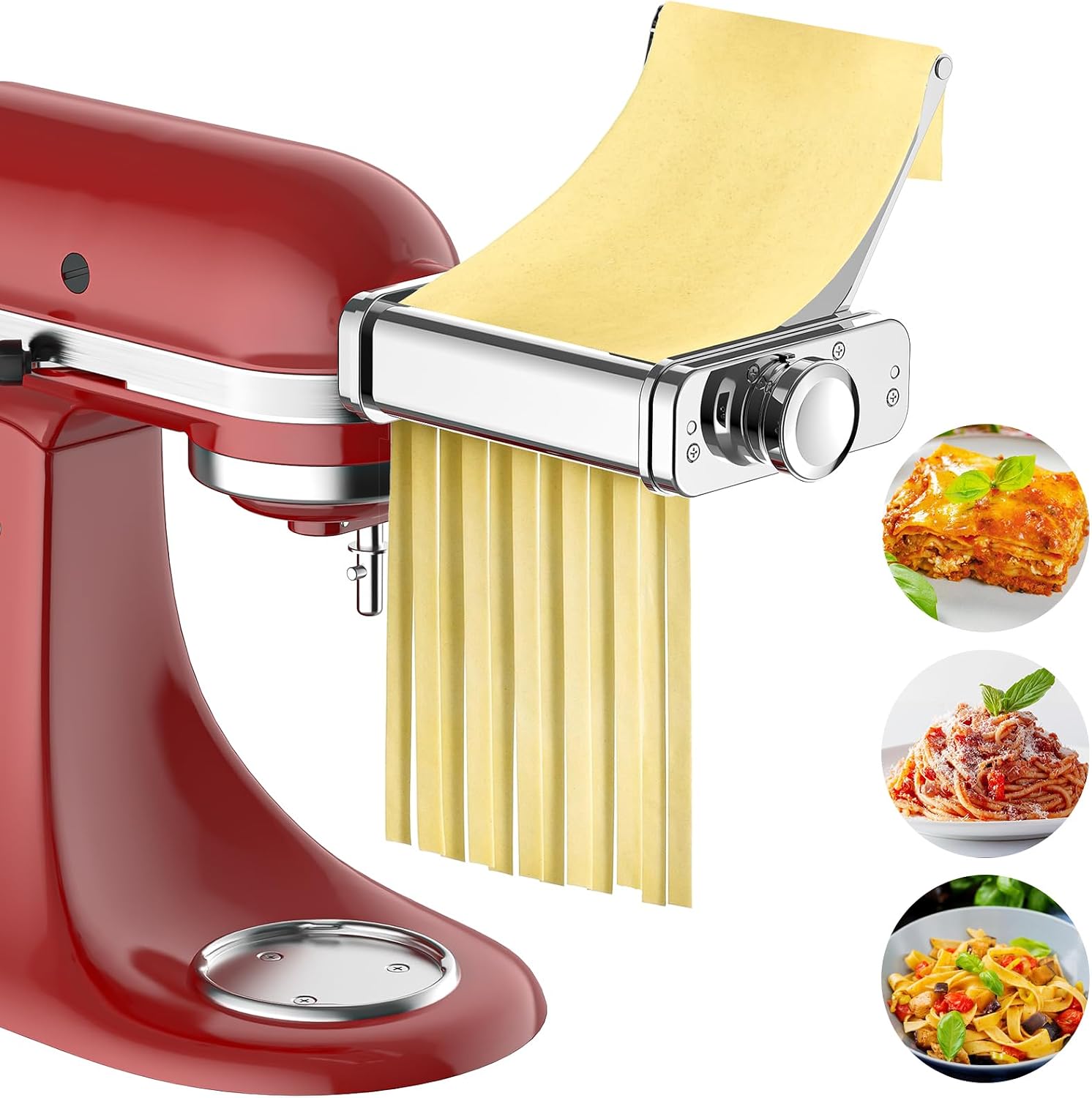 GVODE Heavy-Duty Pasta Maker Attachment for KitchenAid