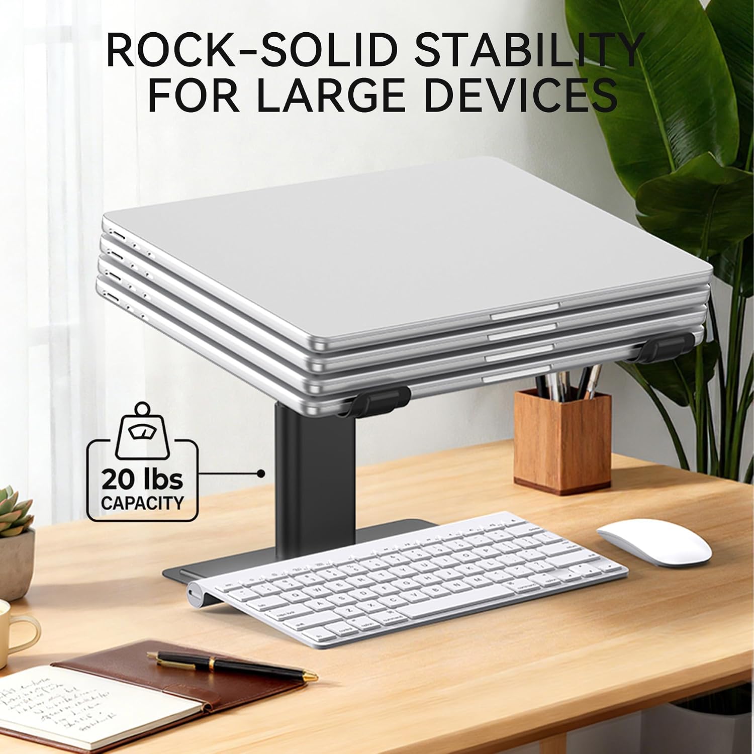 Adjustable Aluminum Laptop Stand for 10-17.3" Devices - Image 7