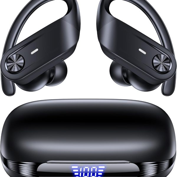 TAGRY Wireless Earbuds With Hybrid ANC and 80 Hours Playtime