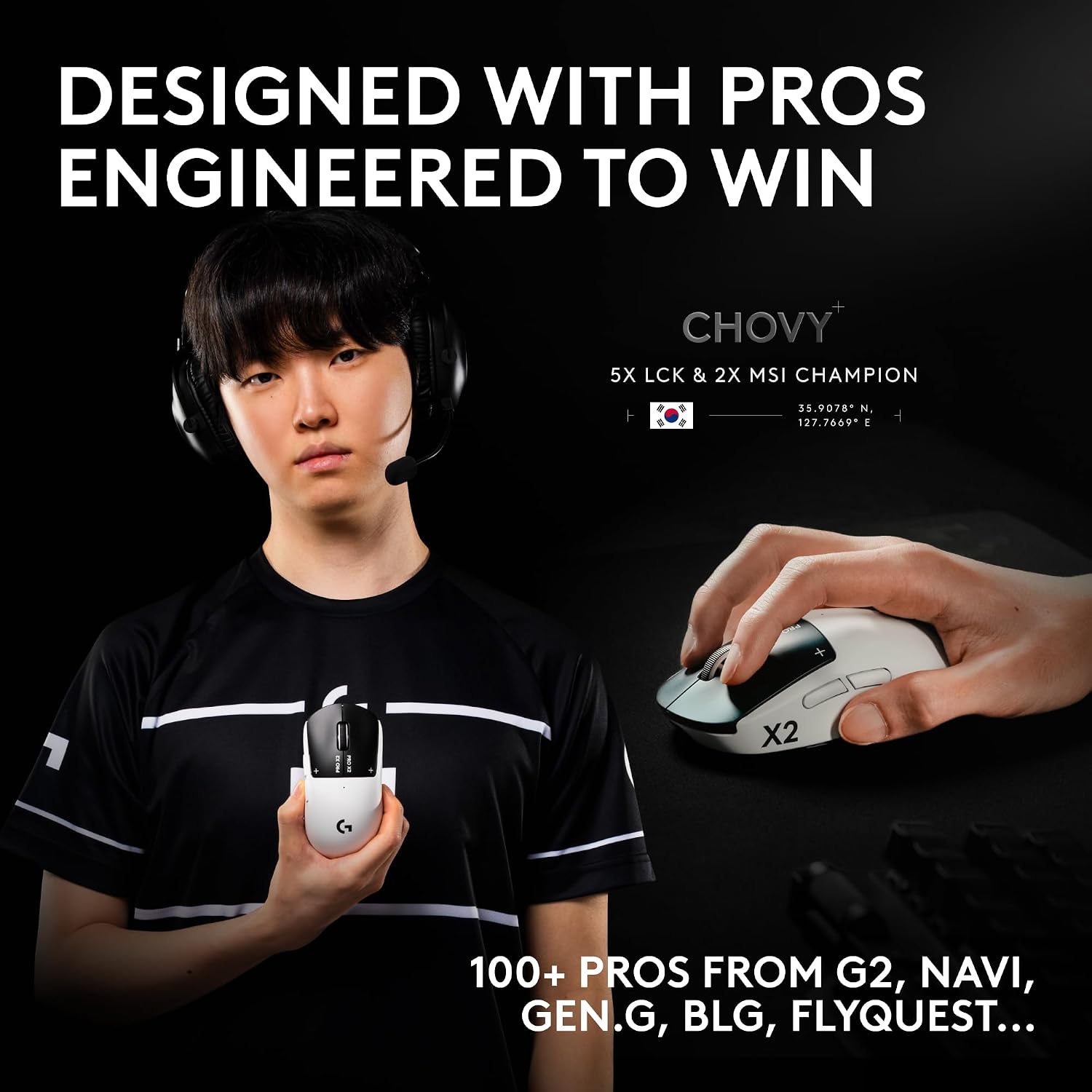 Logitech G PRO X2 SUPERSTRIKE Lightspeed Wireless Gaming Mouse - Image 16