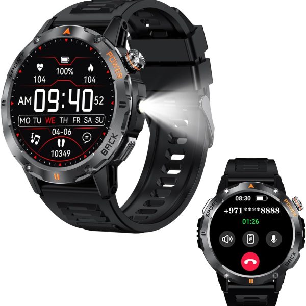 Bostbo Smart Watch for Men [Answer/Make Calls] 1.53" IPS Full