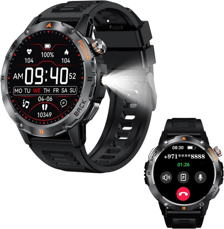 Bostbo Smart Watch for Men [Answer/Make Calls] 1.53" IPS Full