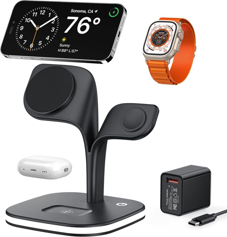 EXW 3-in-1 Magnetic Charging Station for Apple Devices