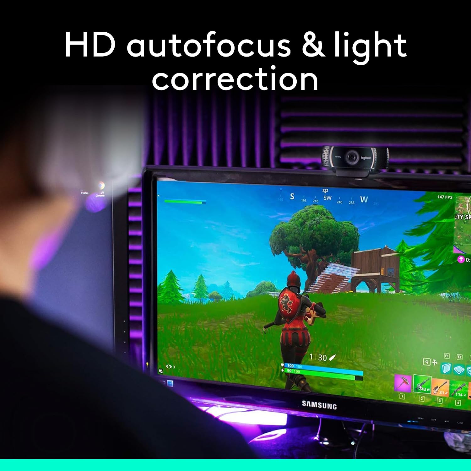 Logitech C922 Pro Stream Webcam for Quality Broadcasting - Image 3