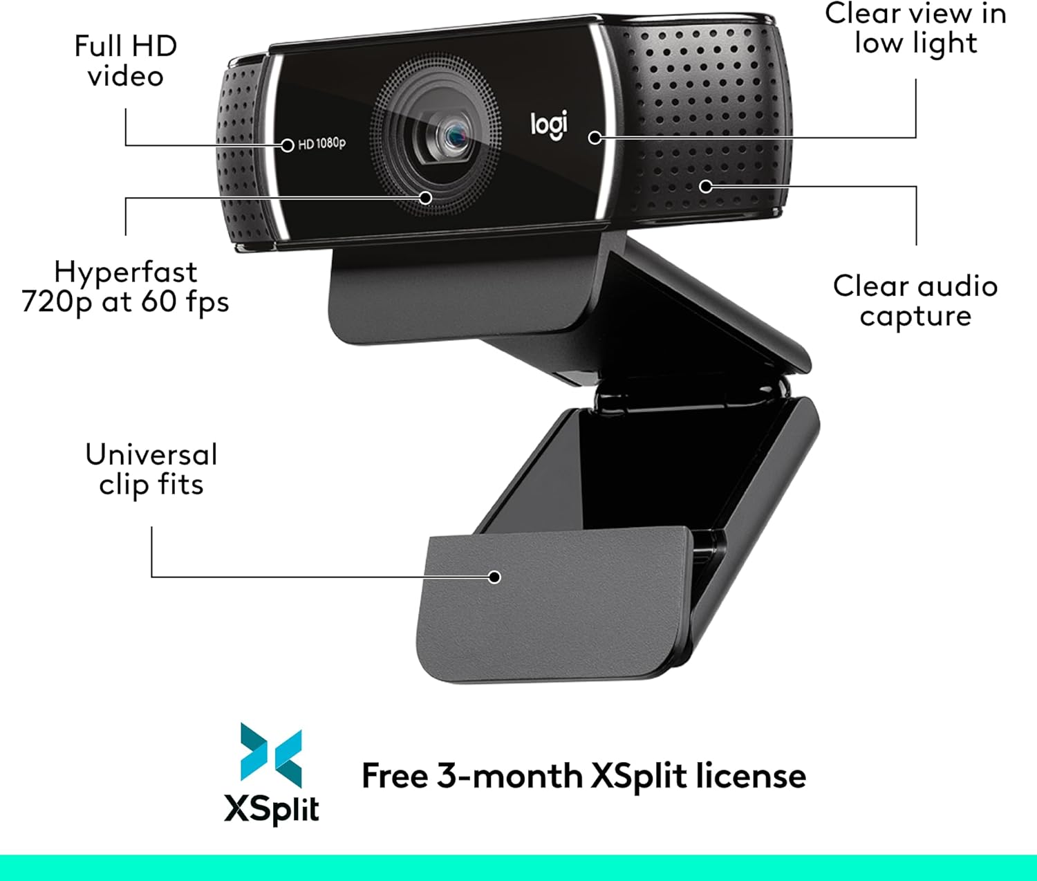 Logitech C922 Pro Stream Webcam for Quality Broadcasting - Image 6