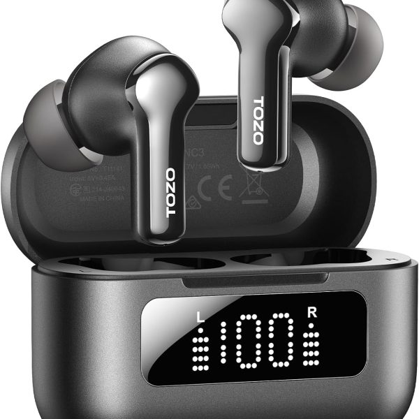 TOZO NC3 Wireless Earbuds with Hybrid Active Noise Cancelling