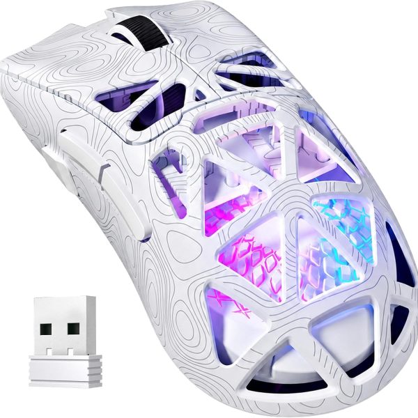 Furycube G11 Wireless Gaming Mouse, 2.4G/USB-C/BT Wireless Mouse