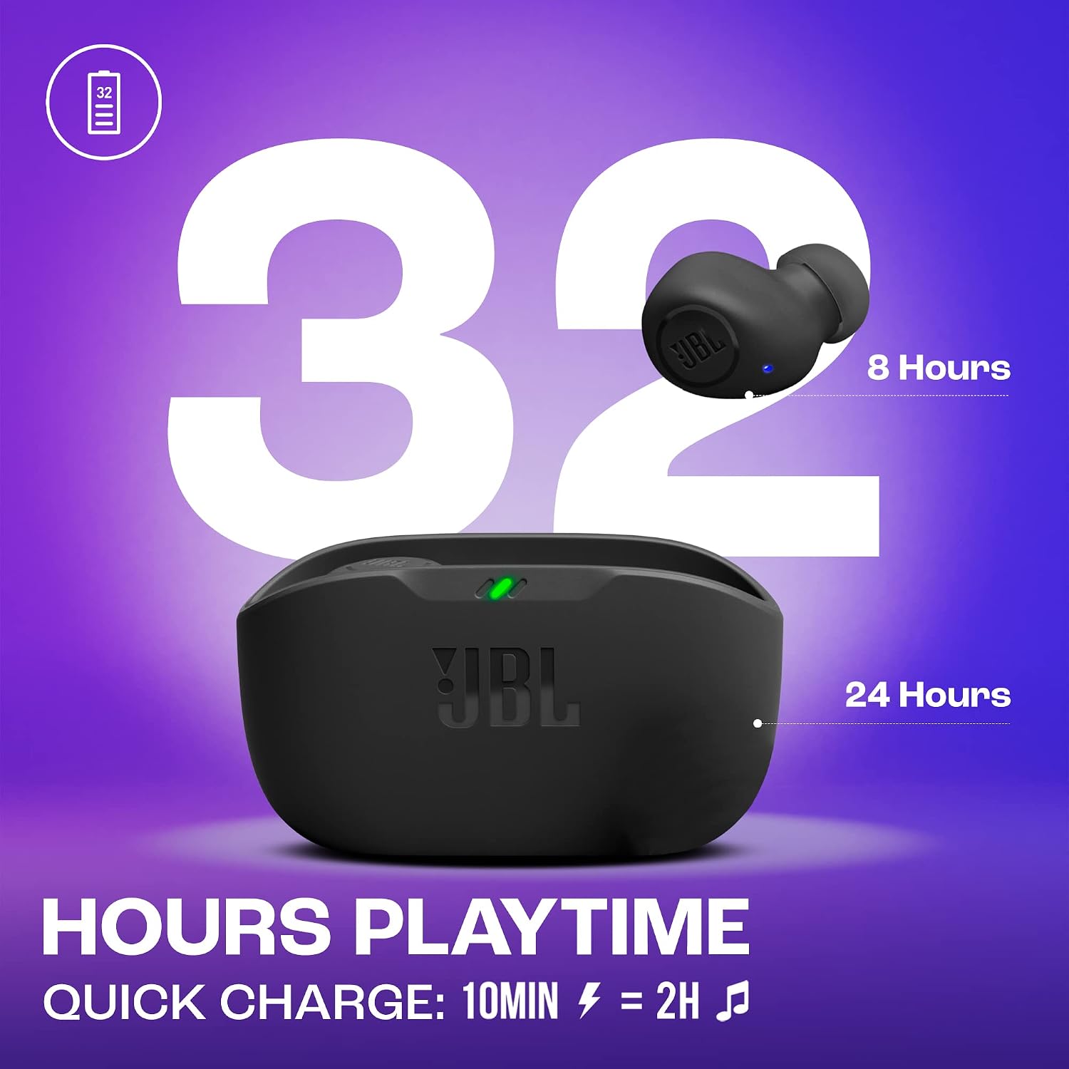 JBL Wave Buds With Deep Bass Sound - Image 12