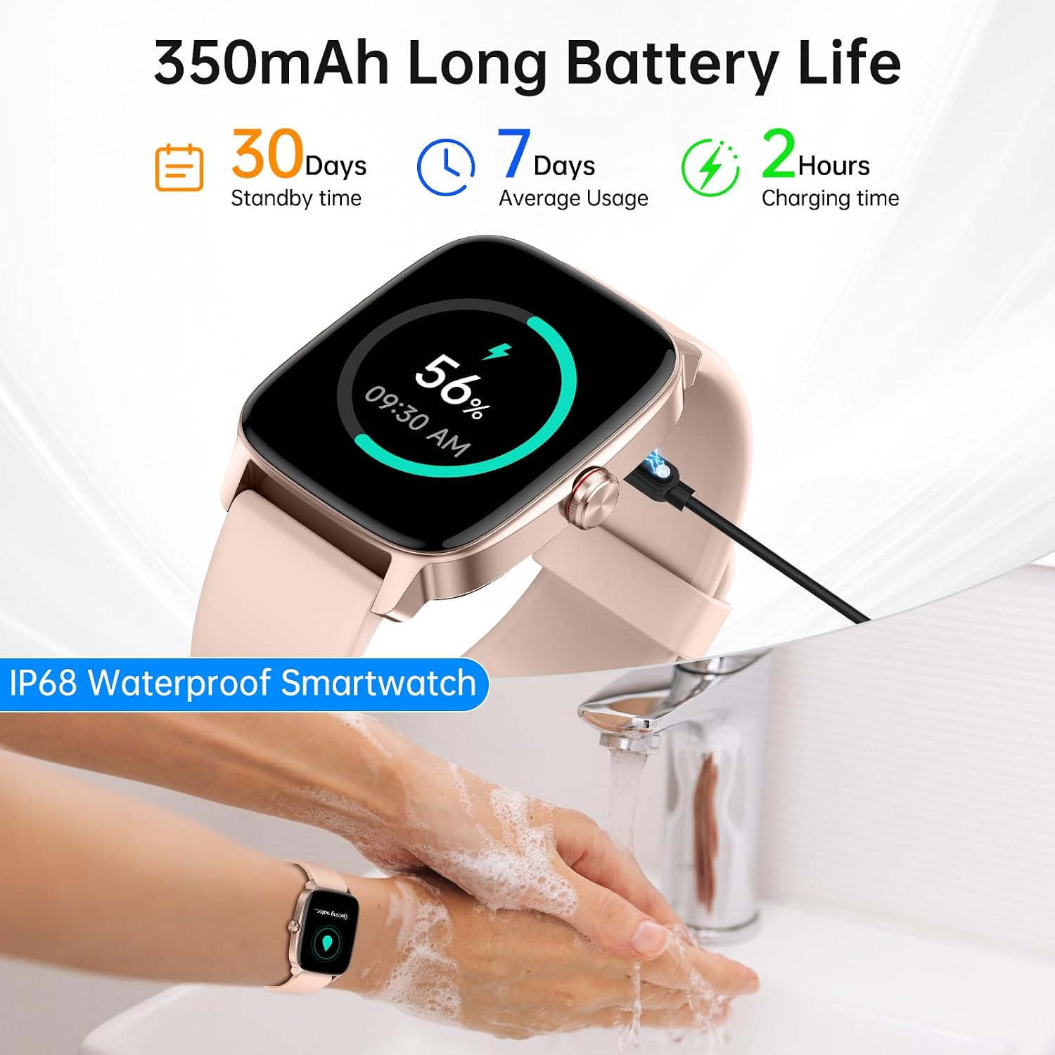 KIBFLE Smart Watch with AI Voice & Bluetooth Calling - Image 8