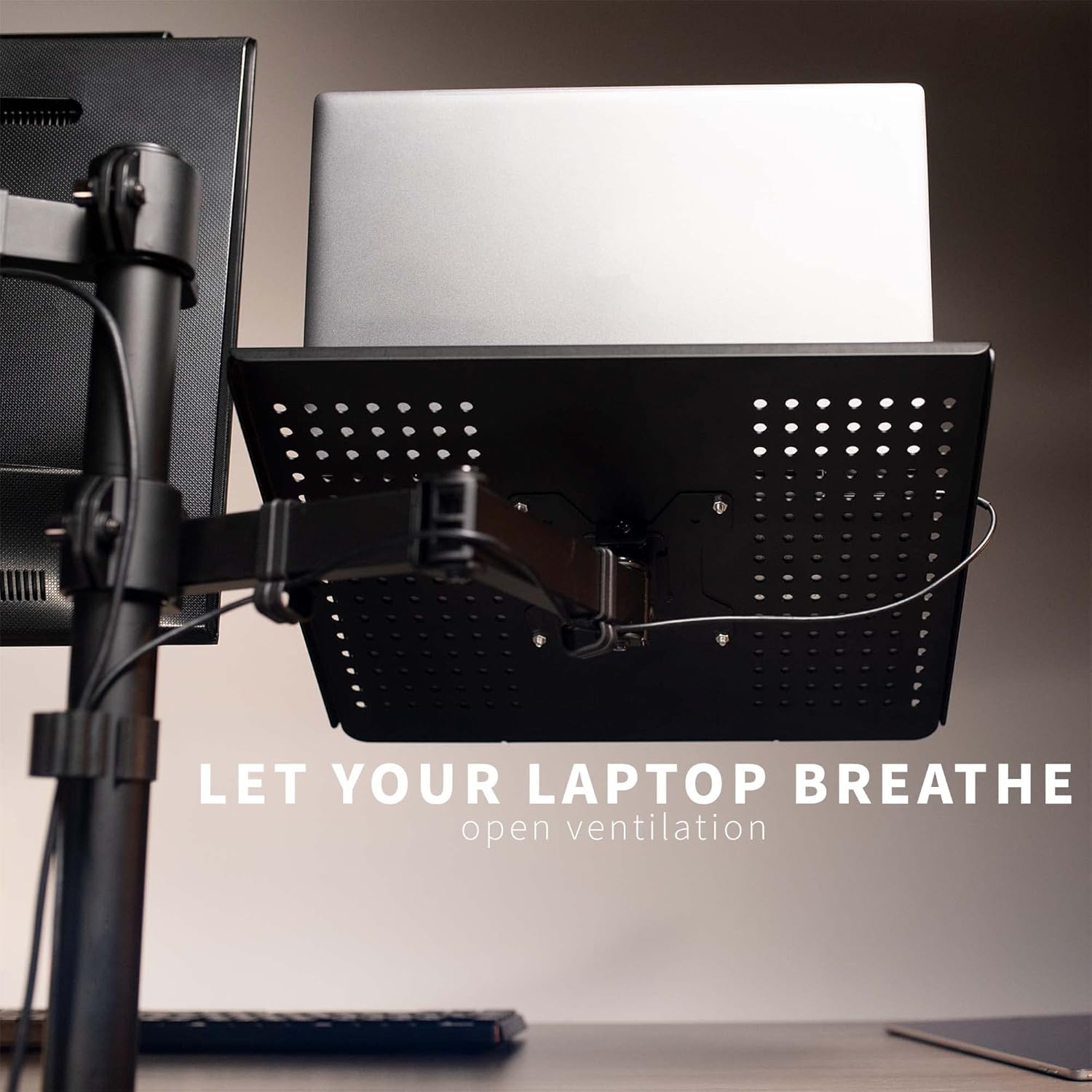 Fully Adjustable Laptop and Monitor Desk Mount - Image 6