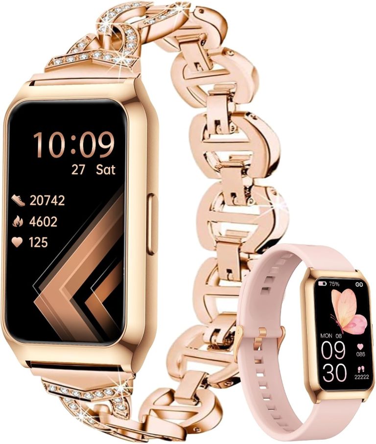 Fitoncloud Women's Smartwatch with Heart Rate and Sleep Tracking
