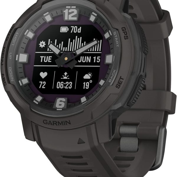 Garmin Crossover Solar Smartwatch in Graphite
