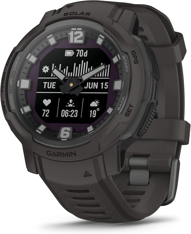 Garmin Crossover Solar Smartwatch in Graphite