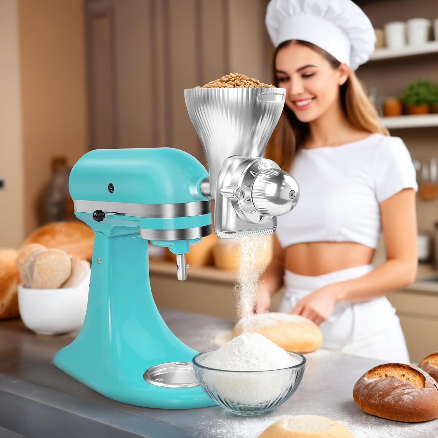 GOATMOOD Grain Mill Attachment for KitchenAid Mixers - Image 6