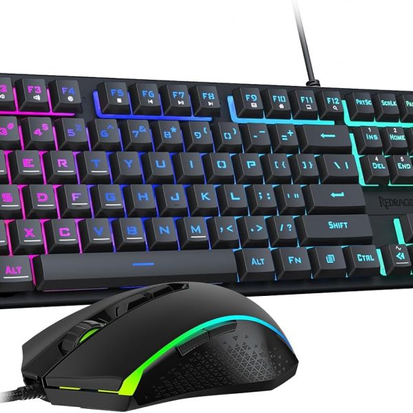 Redragon S107 RGB Gaming Keyboard and Mouse Combo