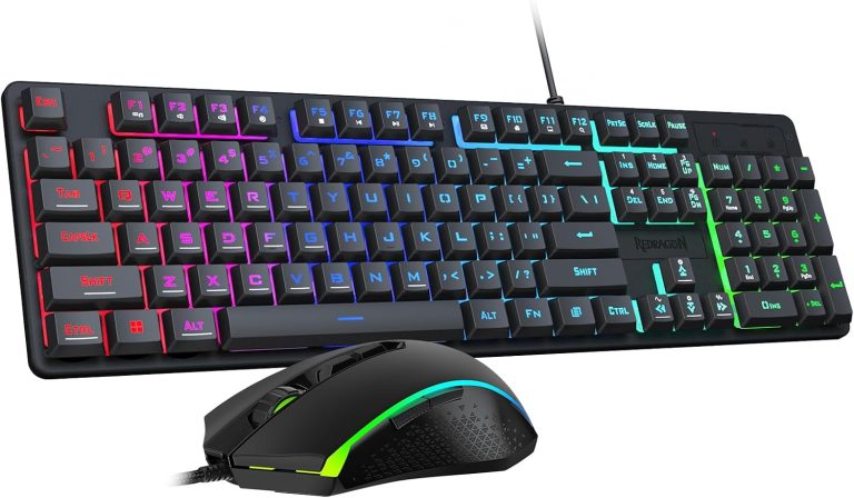Redragon S107 RGB Gaming Keyboard and Mouse Combo