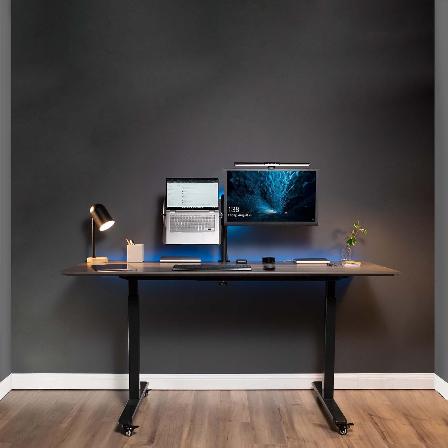 Fully Adjustable Laptop and Monitor Desk Mount - Image 9