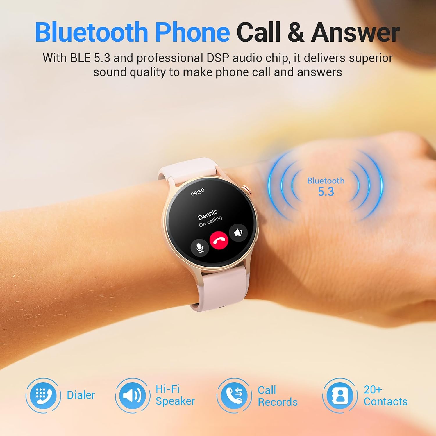 aeac AR01 Smart Watch for Women with AMOLED Touchscreen - Image 3