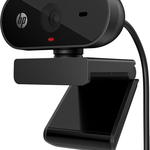 HP 320 FHD Webcam with 1080p Resolution and Microphone