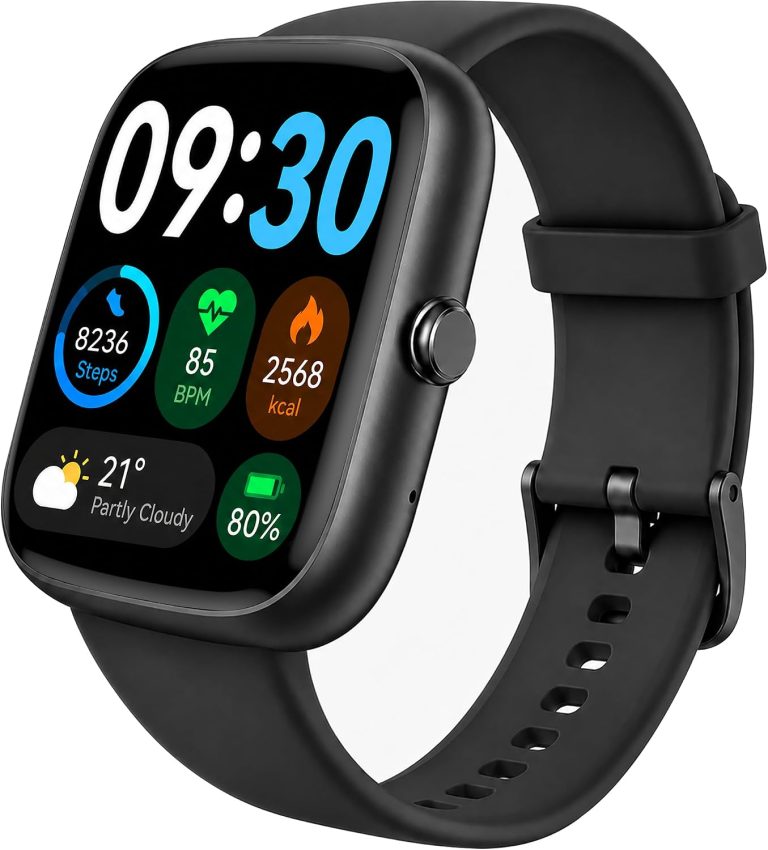 Bluetooth Smart Watch with Fitness Tracking and Call Features